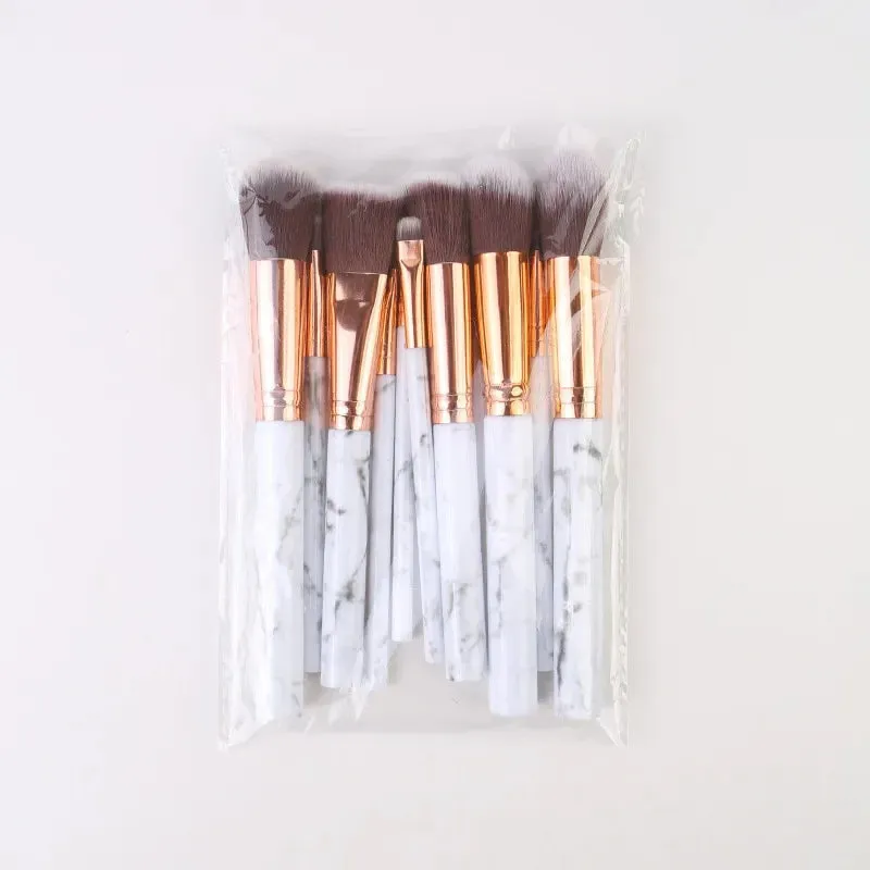 10pcs Set Makeup Brushes Tool Set Cosmetic Powder Eye Shadow Foundation Blush Blending Beauty Maquiagem Beauty Kit for Party