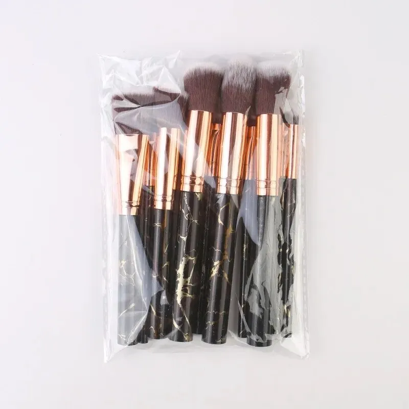10pcs Set Makeup Brushes Tool Set Cosmetic Powder Eye Shadow Foundation Blush Blending Beauty Maquiagem Beauty Kit for Party