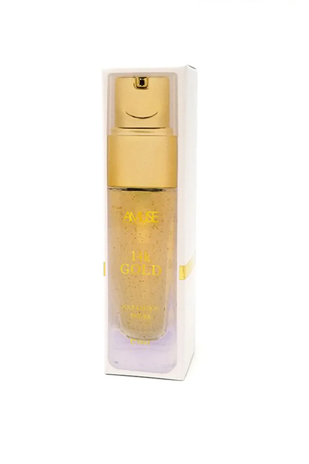 Amuse 14K Gold Glow Foundation Primer (NO Animal Testing, Plant-based ingredients)