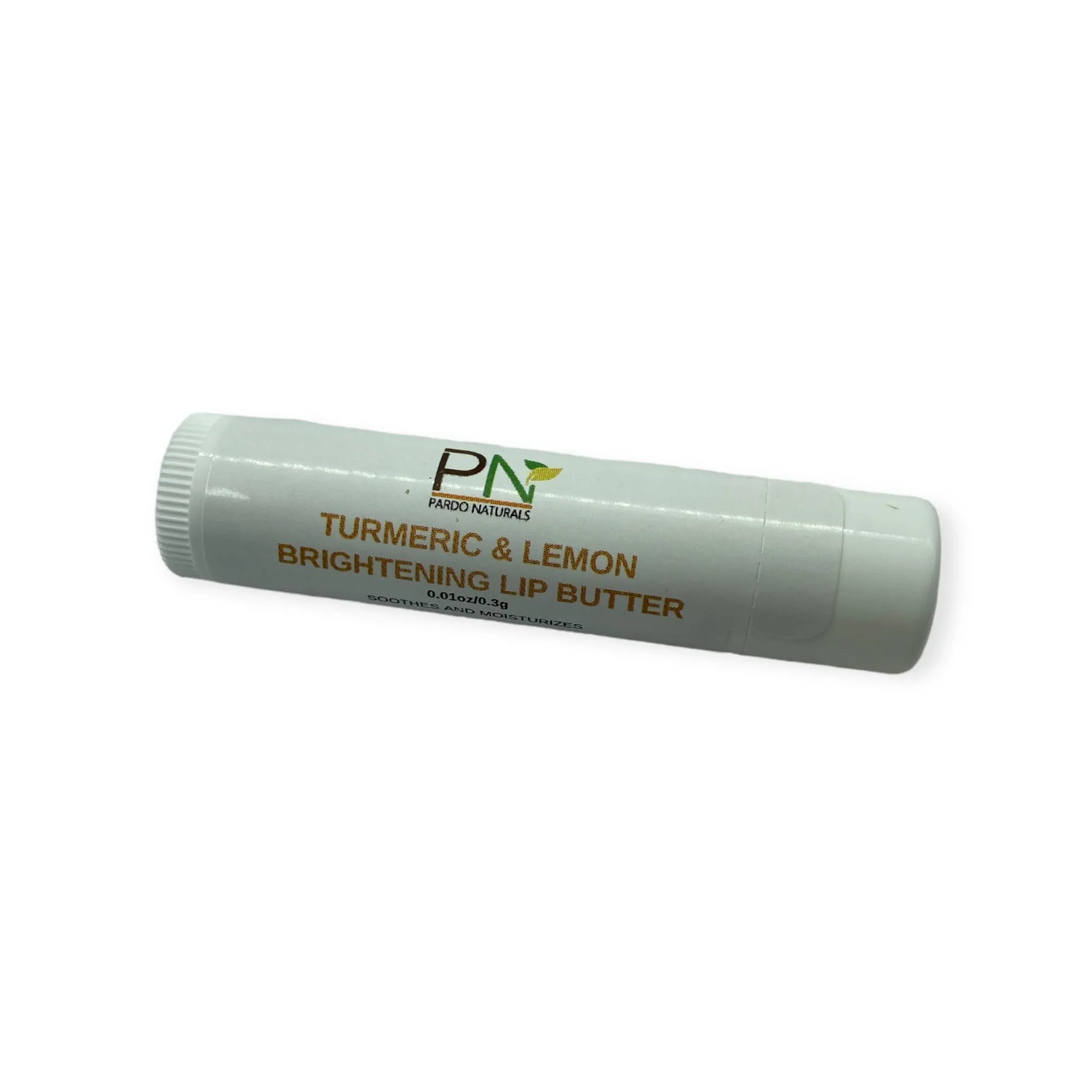 Brightening lip balm with turmeric, lemon and Kojic acid