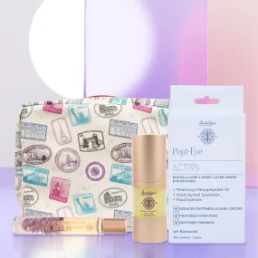 Eye Love You Combo - Remastered Rejuvenating Eye Serum   Eyes On Duty Eye Gel   Pept Eye - Biocellulose 3-Sheet Layer Under Eye Patches