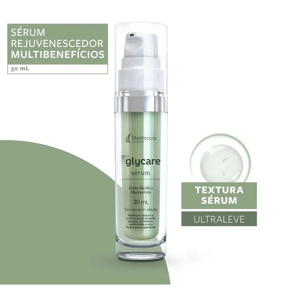 Facial Rejuvenir Glycare Serum Fr 30ml - Mantecorp