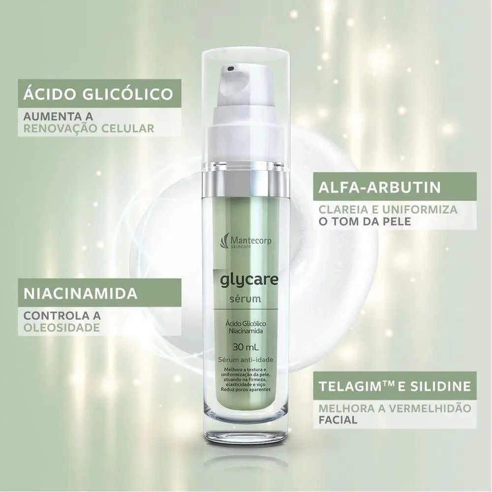 Facial Rejuvenir Glycare Serum Fr 30ml - Mantecorp