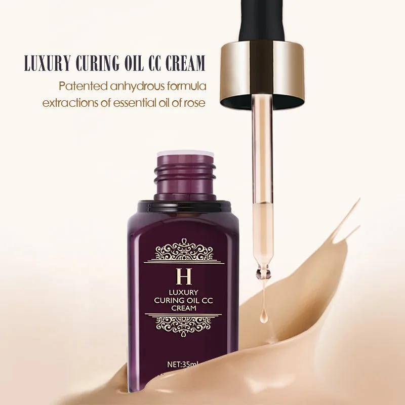 HENLICS Organic Plant Essential Oil CC Cream Face Makeup Liquid