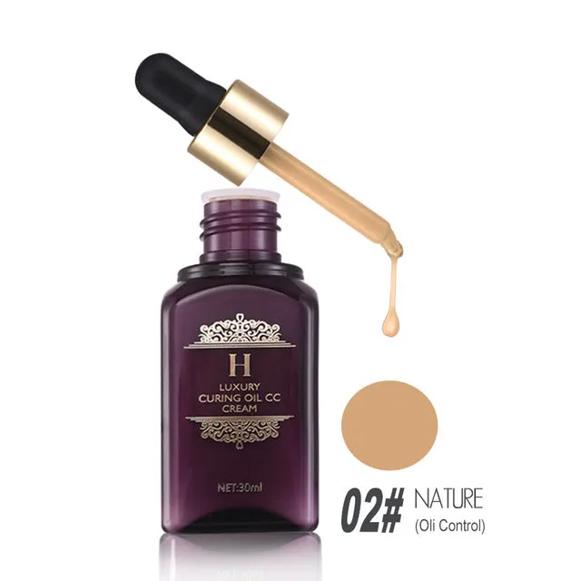 HENLICS Organic Plant Essential Oil CC Cream Face Makeup Liquid