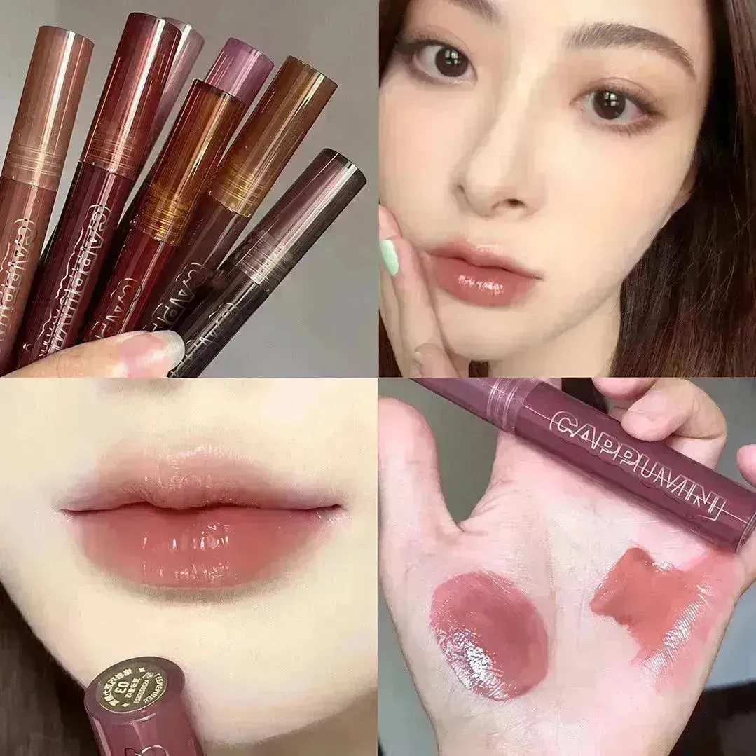 I Lava Chocolate Moisturizing Glaze Mirror Transparent Glass Lip Gloss