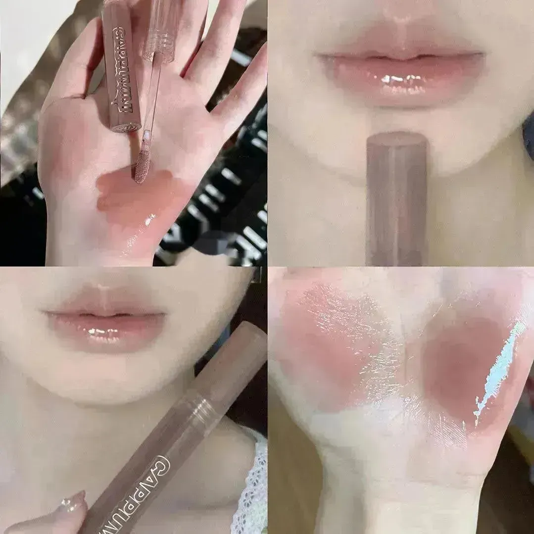 I Lava Chocolate Moisturizing Glaze Mirror Transparent Glass Lip Gloss