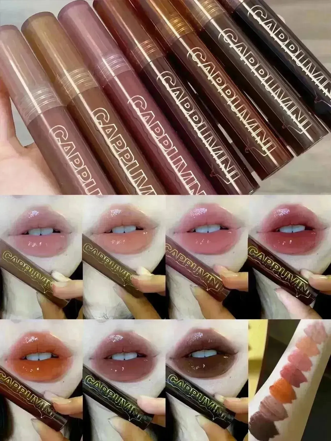 I Lava Chocolate Moisturizing Glaze Mirror Transparent Glass Lip Gloss