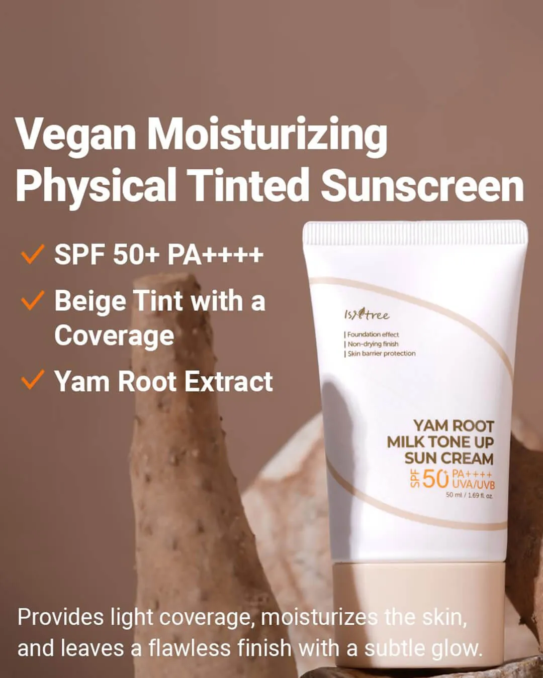 Isntree Yam Root Milk Tone Up Sun Cream