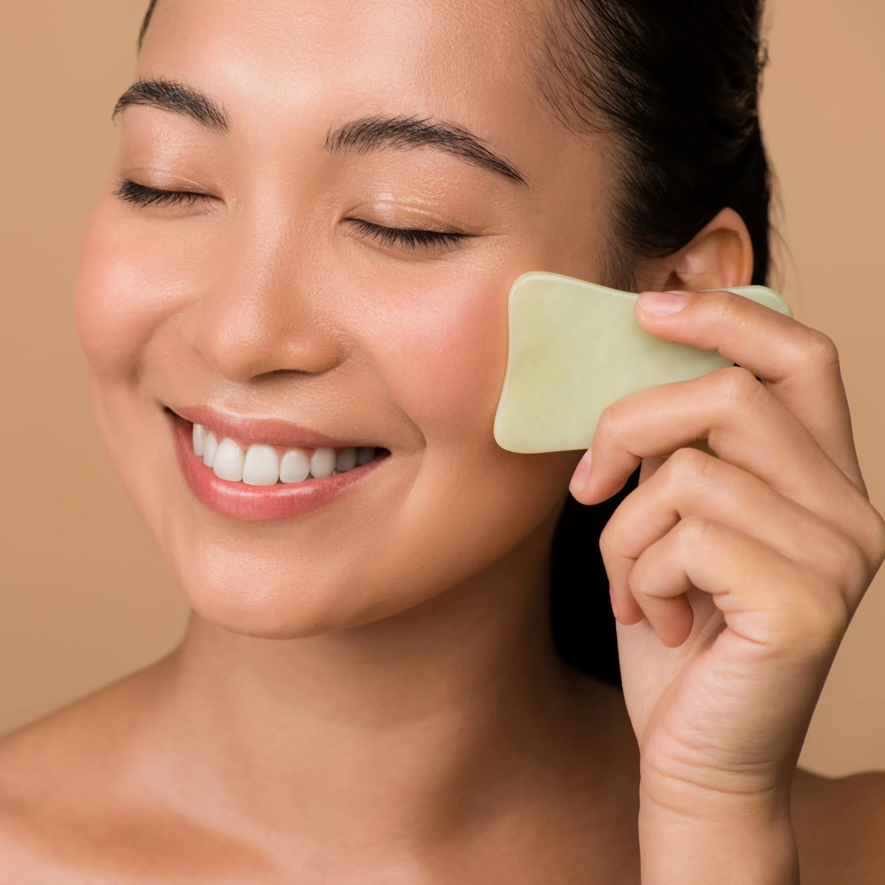 Jade Gua Sha Facial Massage Tool