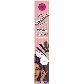 J.Cat Beauty Attention! 4 In 1 - Pomade   Brow Gel Soft Brown - Wholesale 6 Units (PBG101)