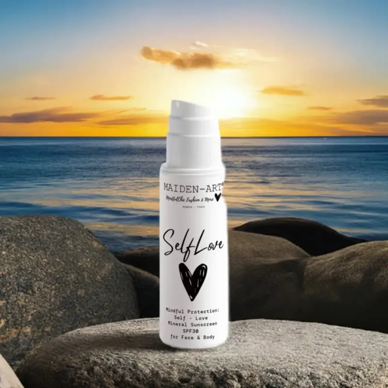 Maiden Art - Mineral Sunscreen SPF30 – Vegan Broad-Spectrum UV Defense for Face & Body | Zinc Oxide, Aloe Juice, Berry & Fruit Extracts | Non-Greasy, No-Tint, Water-Resistant Protection for All - Sensitive Skin, and Outdoor Enthusiasts