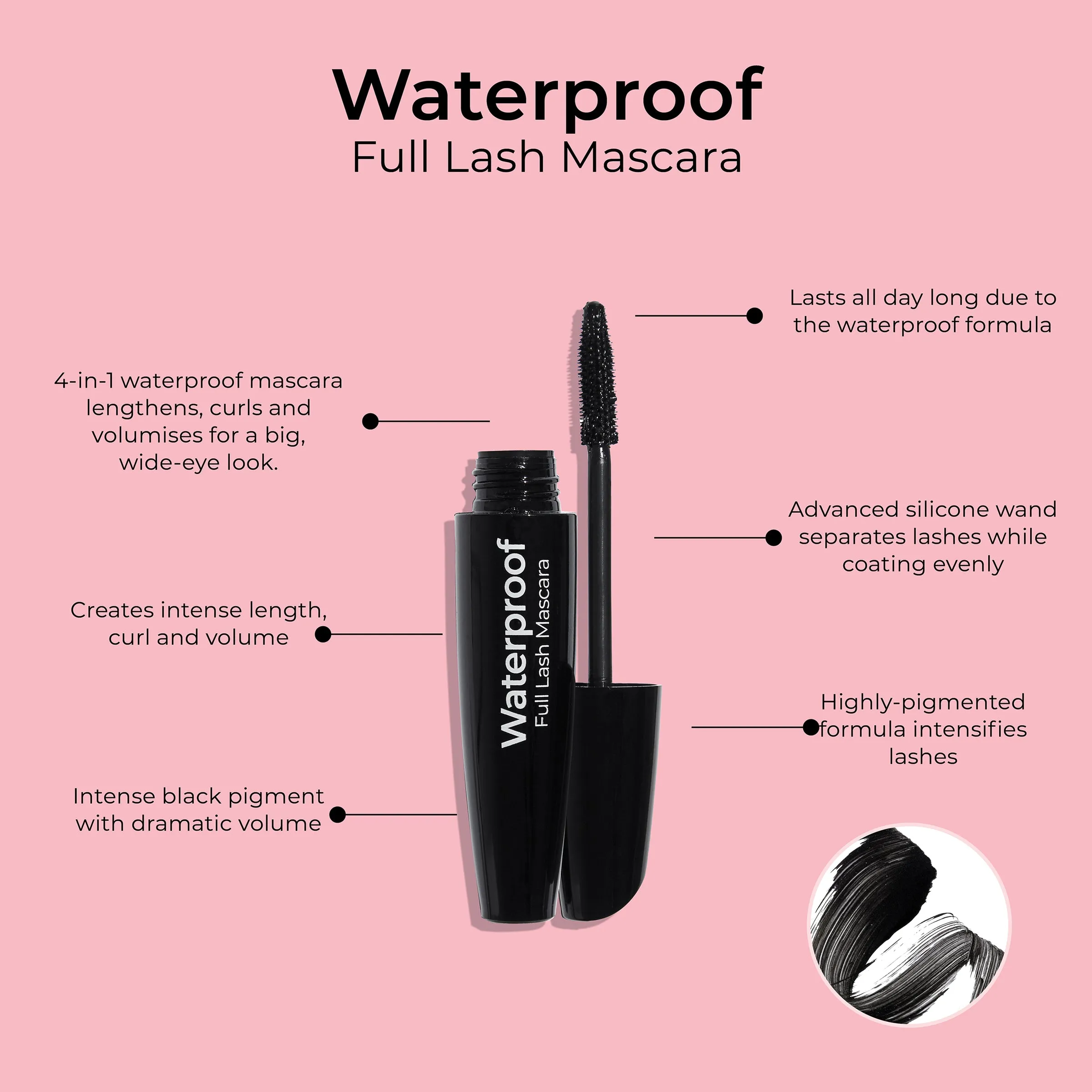 MCoBeauty WATERPROOF Full Lash Mascara