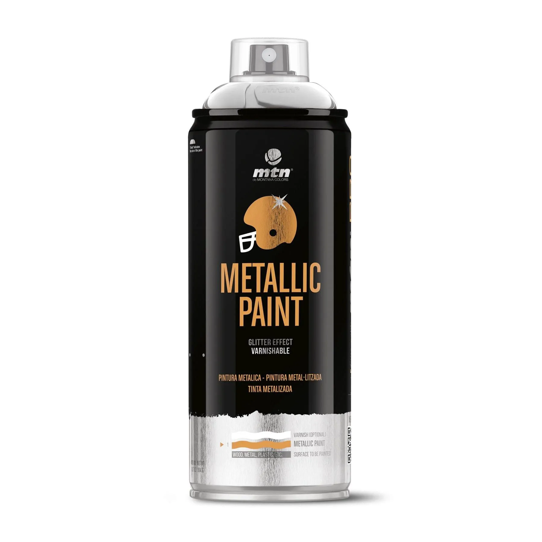 MTN PRO Metallic Spray Paint - Metallic Aluminium
