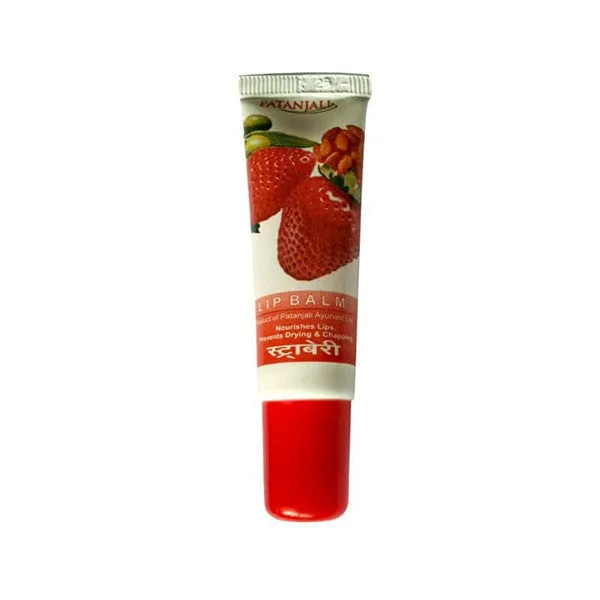Patanjali Lip Balm Strawberry 10gm