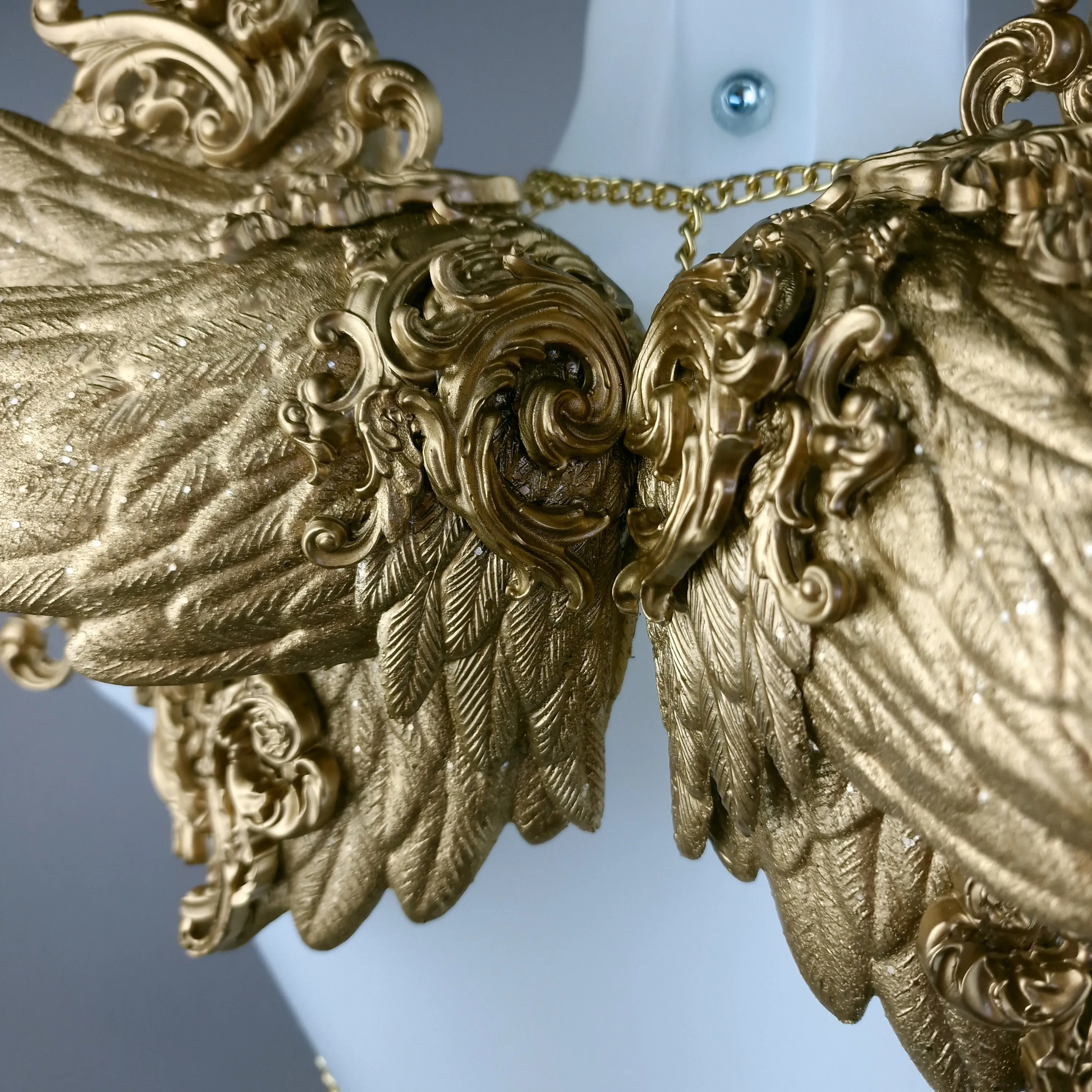 "Host" Gold Filigree Wings Body Jewellery