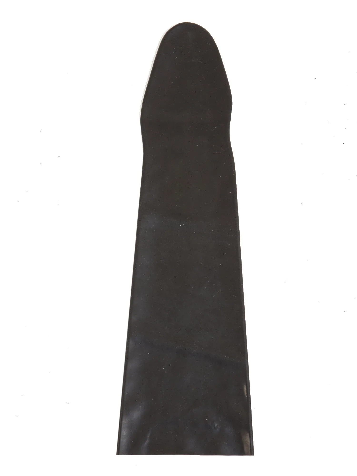 Seamless Rubber Fisting Mitt Black
