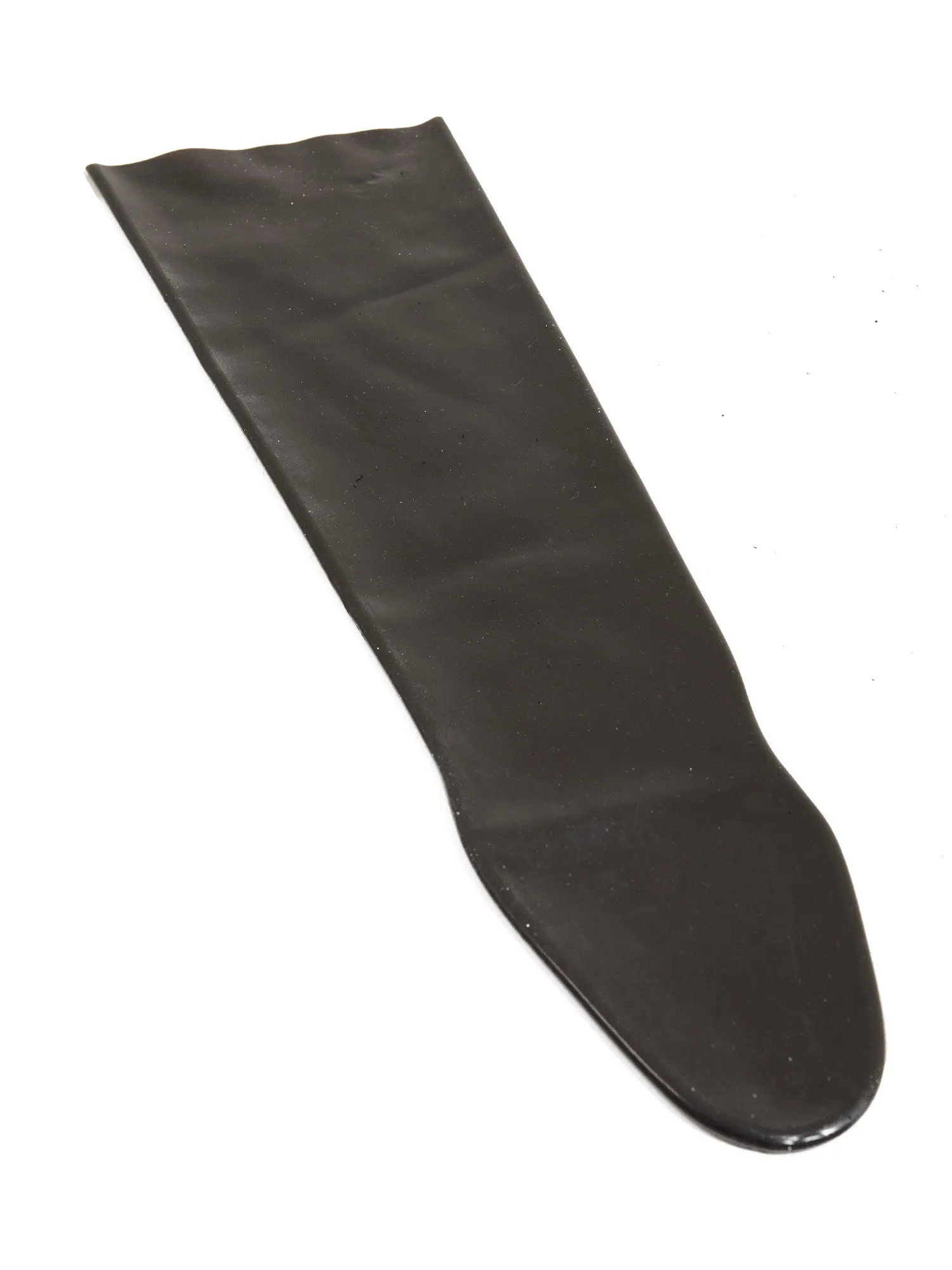 Seamless Rubber Fisting Mitt Black