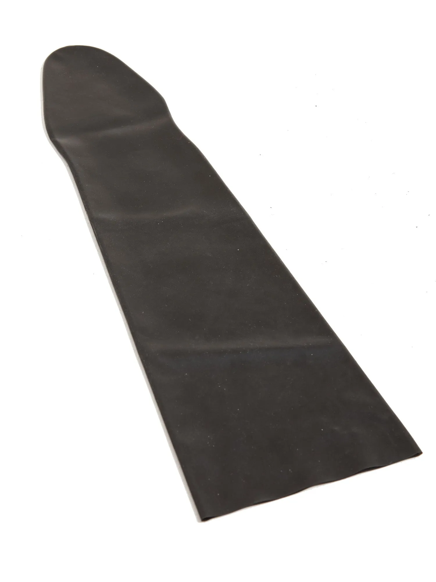 Seamless Rubber Fisting Mitt Black