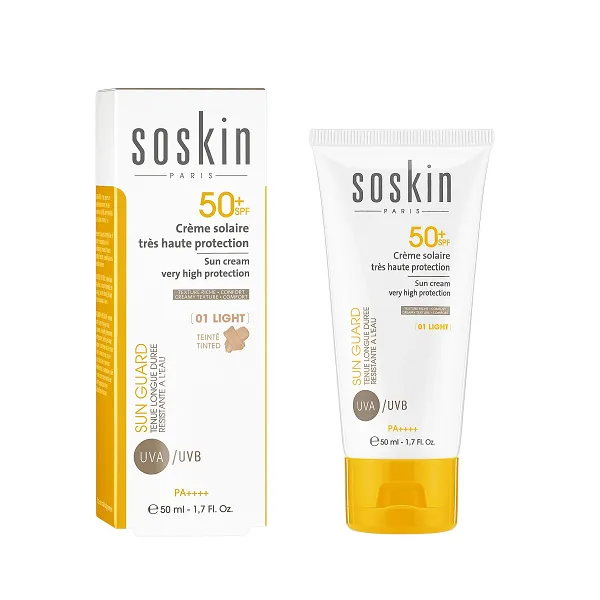 Soskin - Tinted Sun Cream Very High Protection SPF50 