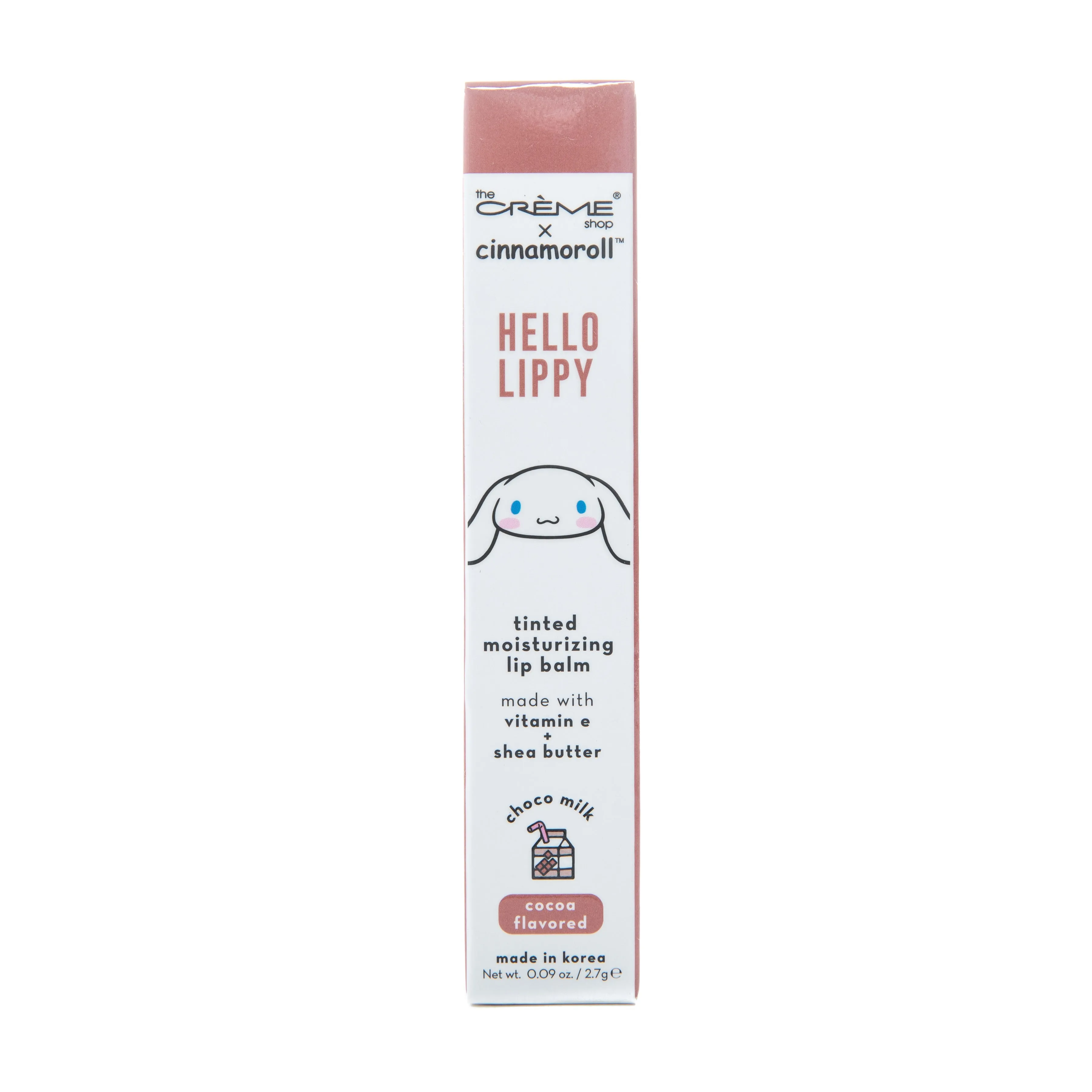 The Creme Shop Cinnamoroll Hello Lippy Tinted Moisturizing Lip Balm Cocoa Flavored