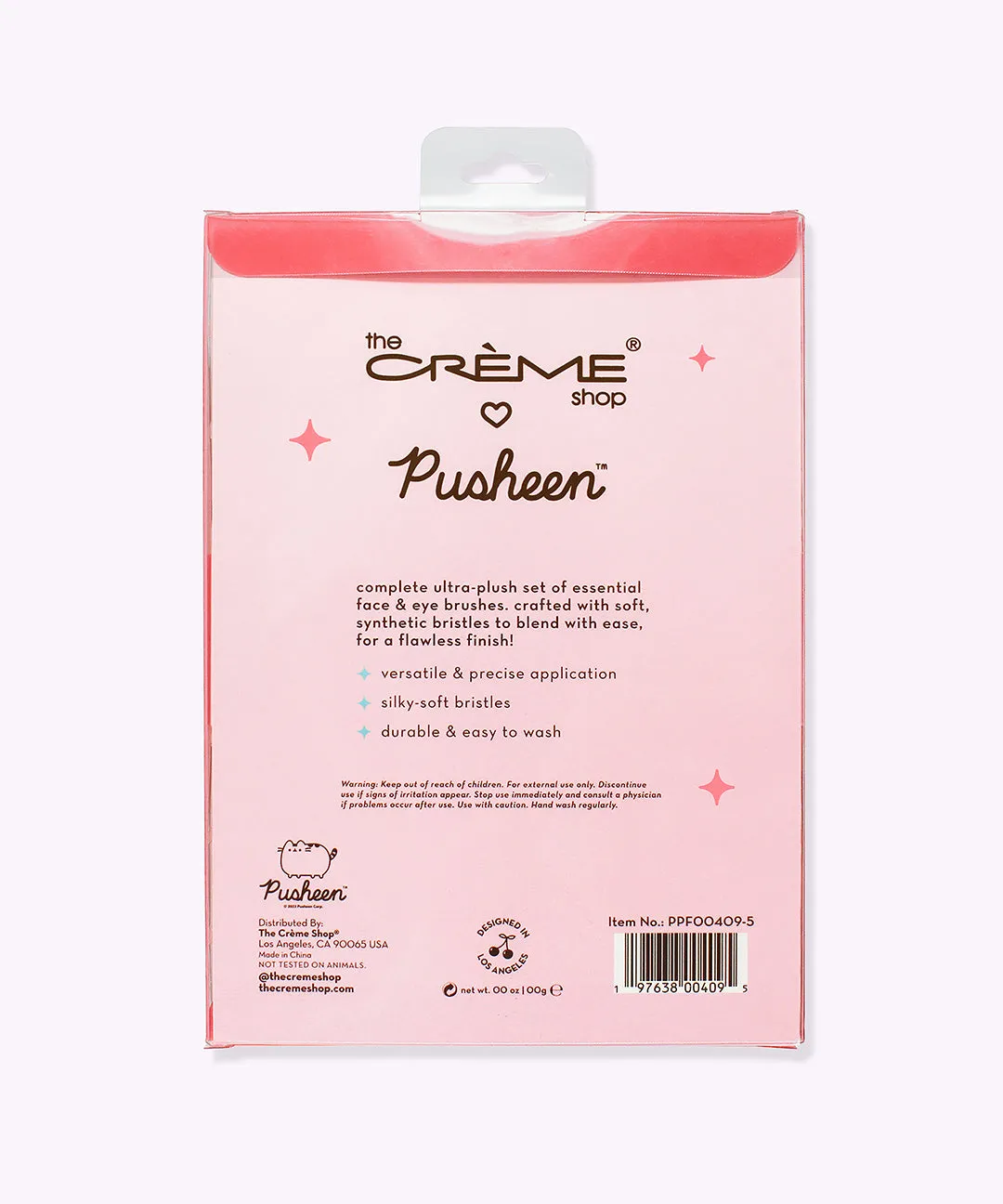 The Crème Shop x Pusheen 5-pc Makeup Brush Set
