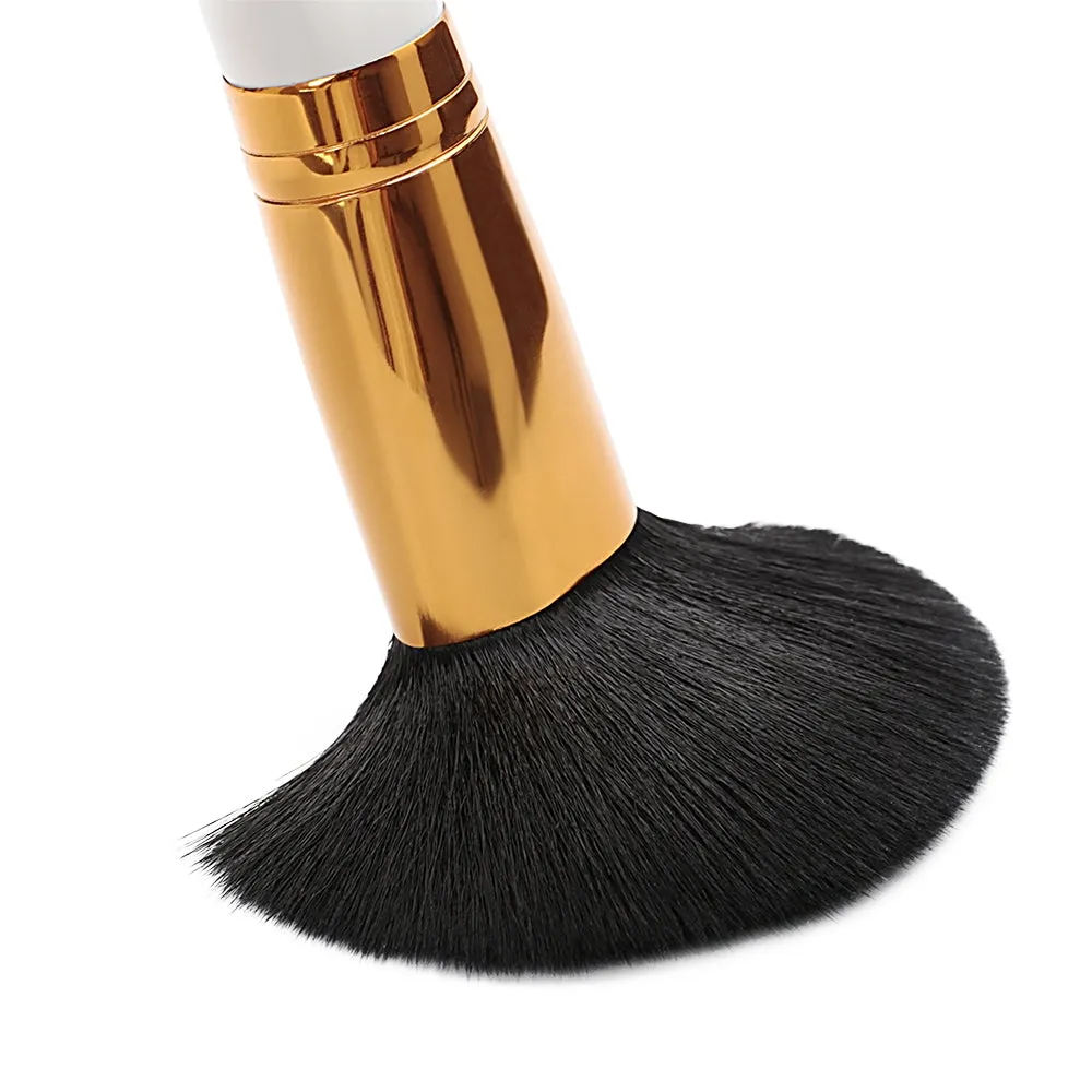 White Essential 15 Pcs Makeup Brush Set T103