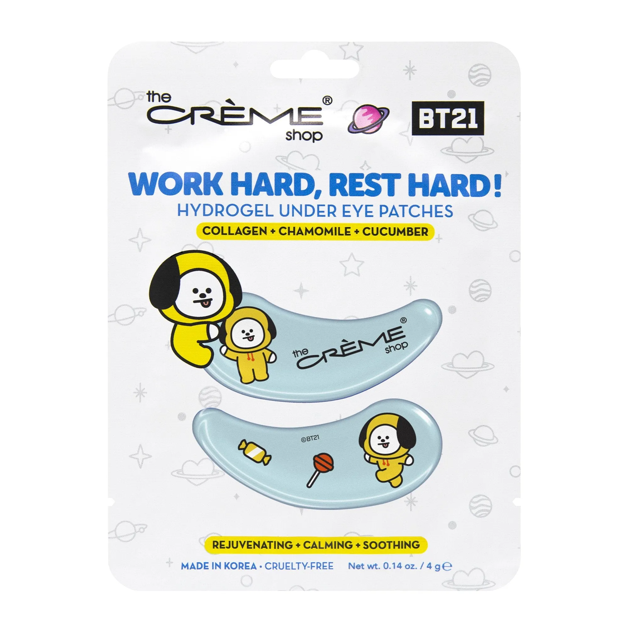 “Work Hard, Rest Hard!” CHIMMY Hydrogel Under Eye Patches | Rejuvenating, Calming, & Soothing